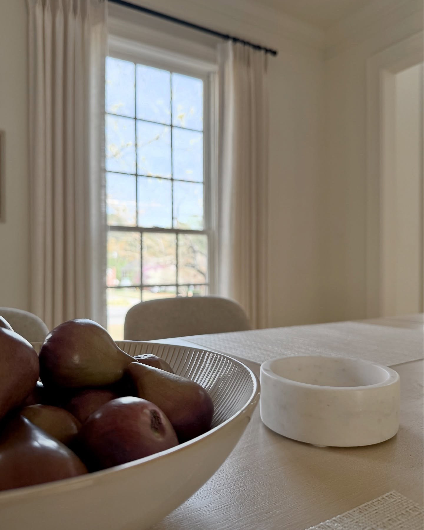 Are you Team Curtains or Team No Curtains? I used to love the clean, open-window look, but now I’m fully on Team Curtains. The way they frame the room and soften the space is unmatched!

@cozyology.curtains helps make the decision even easier by offering high quality drapes at such an affordable price. I got the Liam Linen Pleated Drapery in Morning Mist. If you’re thinking of trying some out, use code SMBYDESIGN for an additional discount! 

Dining Room Decor | Soft Neutral Decor | Window Styling | Linen Drapery | Affordable Luxury 

 #NeutralHome #MinimalistDecor #CurtainStyling #LinenDrapes #TimelessDesign #CozySpaces #InteriorStyling #HomeInspo