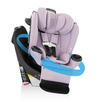 Revolve360 Extend All-in-One Rotating Car Seat with Green & Gentle Fabric | Evenflo Company