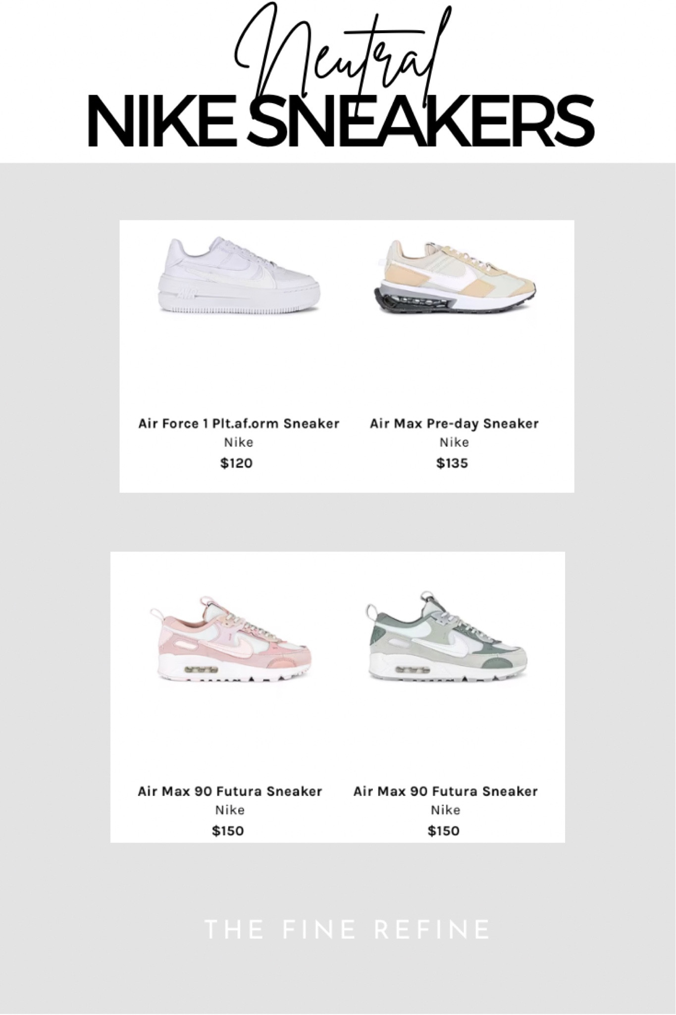 Neutral Nike Sneakers 
Casual Chic


#LTKstyletip #LTKFind #LTKunder100