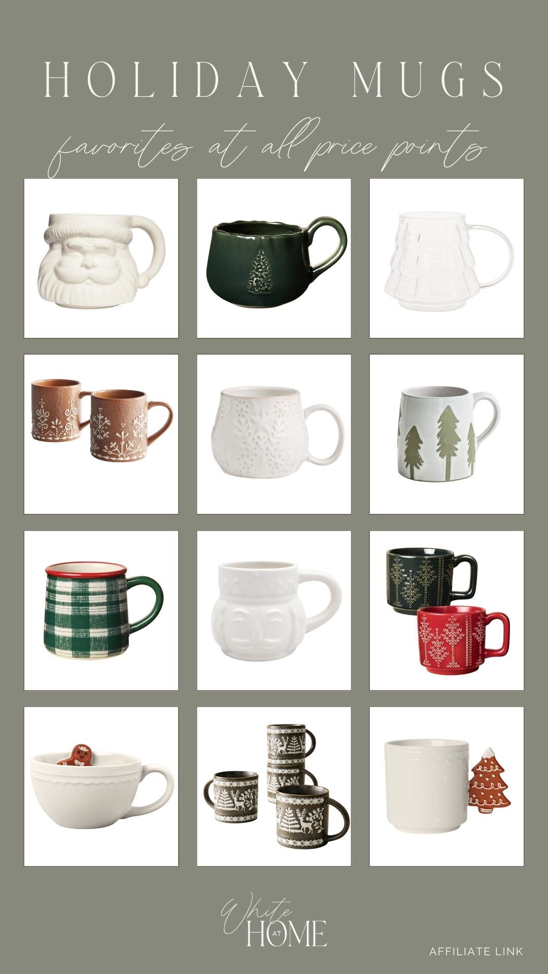 Each holiday season I always love grabbing a few new mugs! We’re coffee drinkers, and having a festive mug is the perfect addition to the season and our routine! 

#LTKHome #LTKHoliday