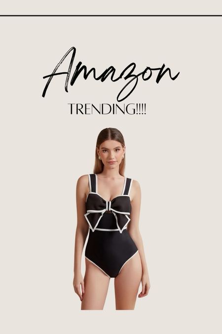 Amazon one piece black swimsuit. Spring break outfit. Vacation outfit. Amazon swim. 