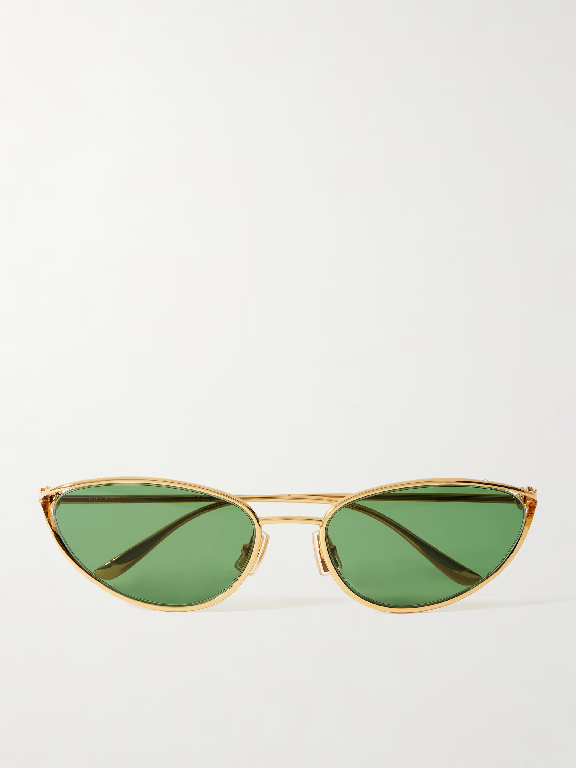Cat-eye gold-tone sunglasses | NET-A-PORTER (UK & EU)