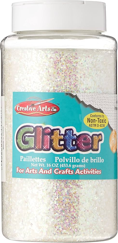 Creative Arts by Charles Leonard Glitter, 16 Ounce Bottle, Iridescent (41175) | Amazon (US)
