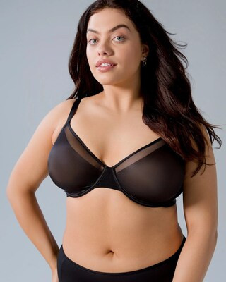 Unbelievable Lift Unlined Perfect Coverage T-Shirt Bra in Black size 36B | Soma Women's Bras | SOMA