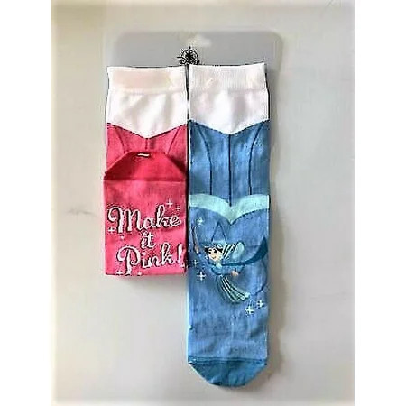 eBay Disney Sleeping Beauty Make it Blue Make It Pink Fairy Women’s Socks | Walmart (US)