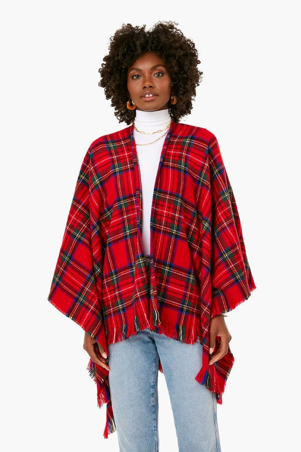 Ruana Plaid Poncho | Tuckernuck (US)