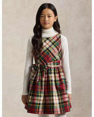 Girls' Plaid Taffeta Dress - Big Kid, Little Kid | Bloomingdale's (US)