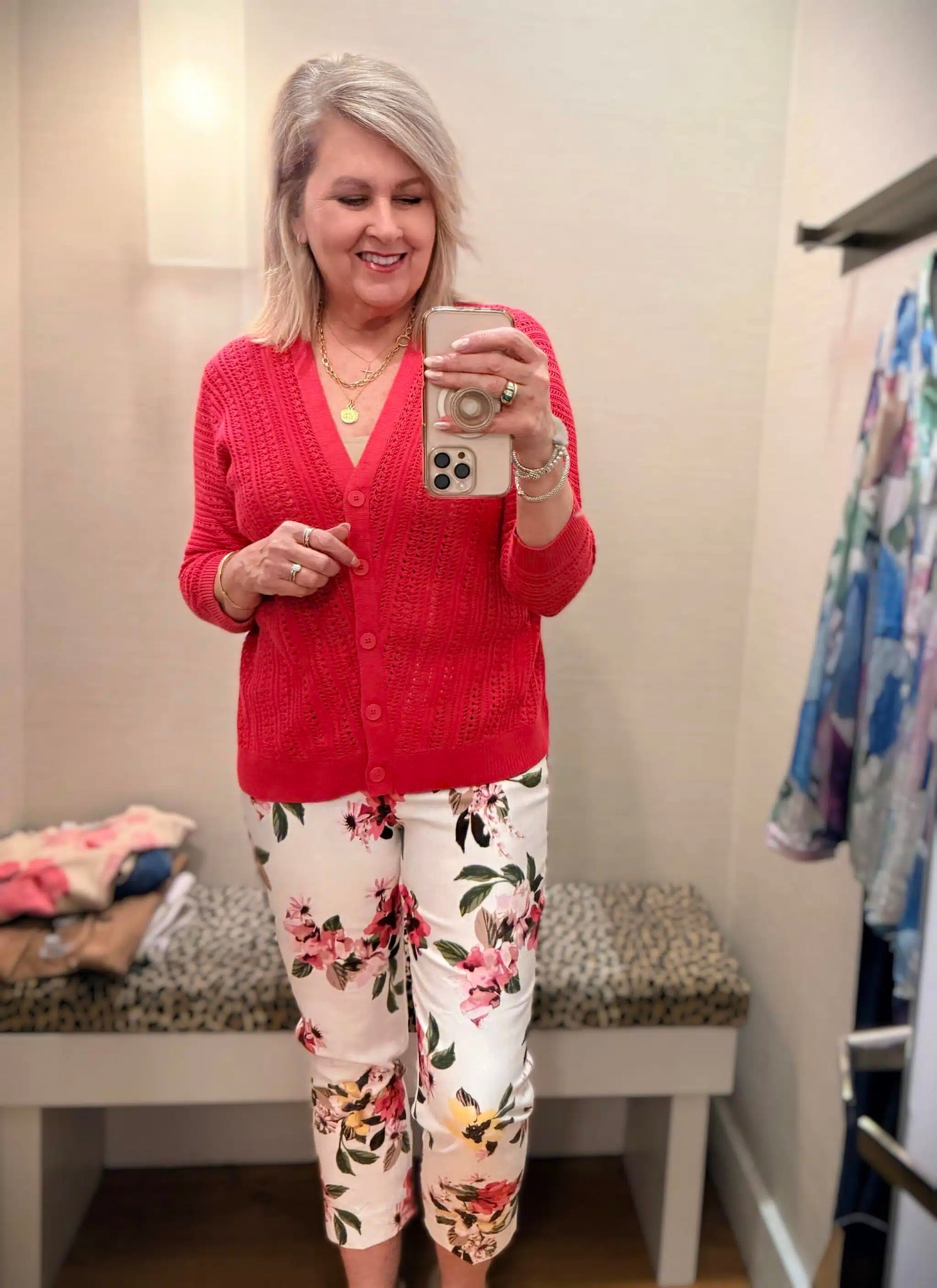 This outfit has me ready for Spring! My entire outfit is from Chico’s new arrivals. Both pieces look great together, but can also be styled separately. My cardigan and pants are both size 1. 

#LTKSeasonal #LTKootd #LTKWorkwear