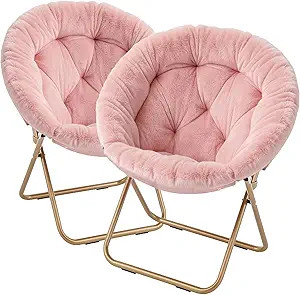 Magshion Saucer Chair for Adults, Comfy Living Room Lounge Chair for Bedroom Corner, Dorm, Apartm... | Amazon (US)