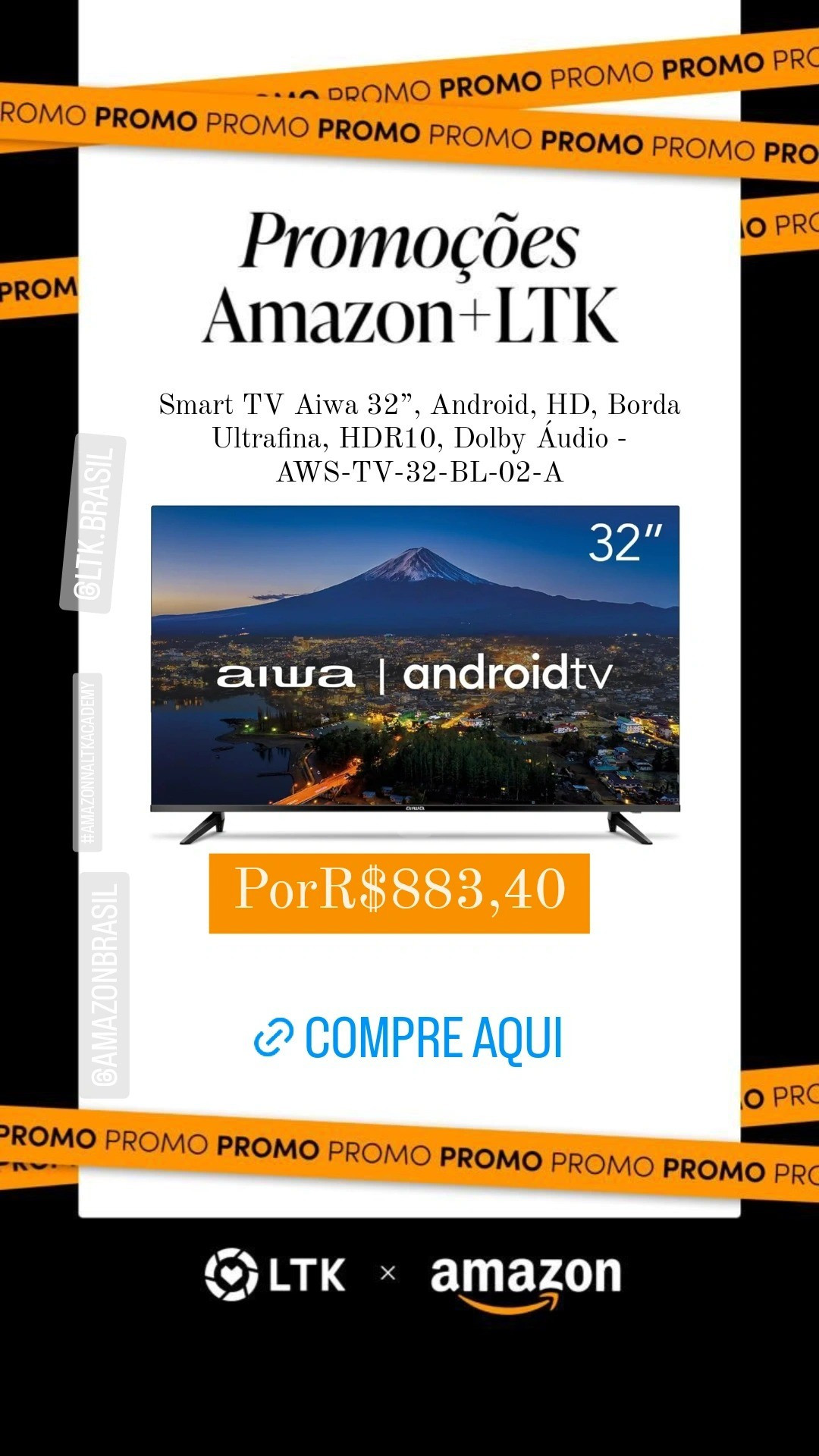 Essa TV é perfeita para colocar no quarto do seu filho 

#LTKbrasil #LTKfamily #LTKkids