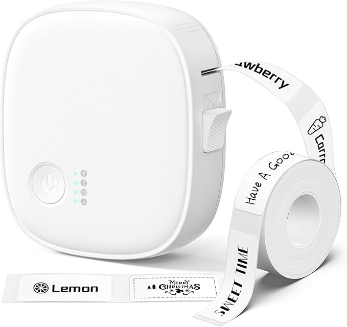 Mini Label Maker Machine with Tape AH-P05, Portable Bluetooth Mini Label Printer, Wireless Therma... | Amazon (US)
