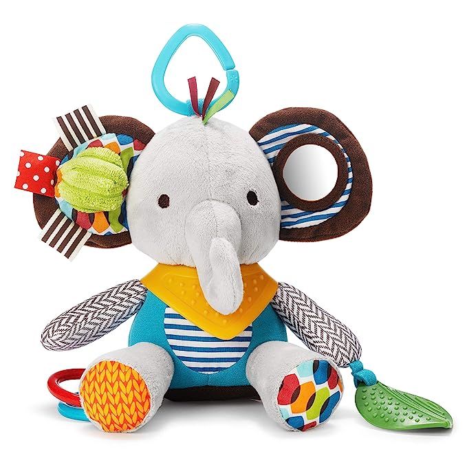 Skip Hop Bandana Buddies Baby Activity and Teething Toy with Multi-Sensory Rattle and Textures, E... | Amazon (US)