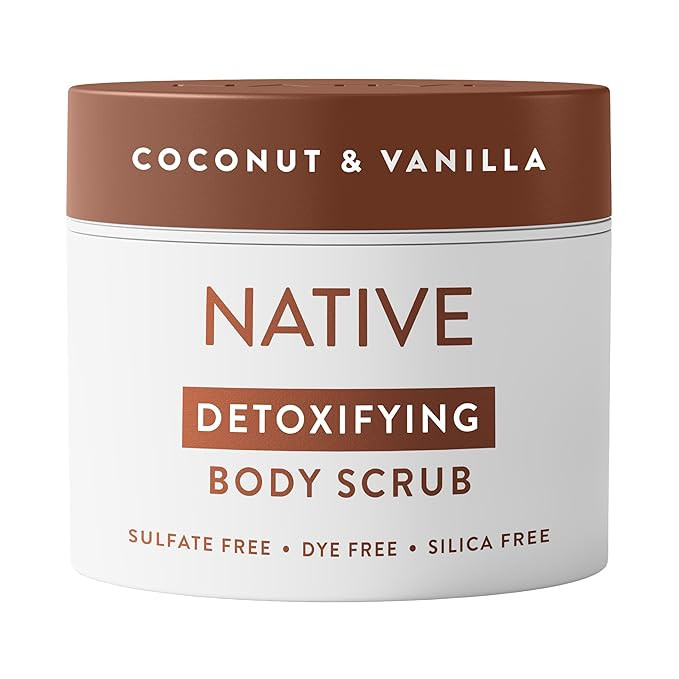 Native Coconut & Vanilla Exfoliating Body Scrub for Women & Men, 1 Wash to Soft, Smooth Skin, Gen... | Amazon (US)