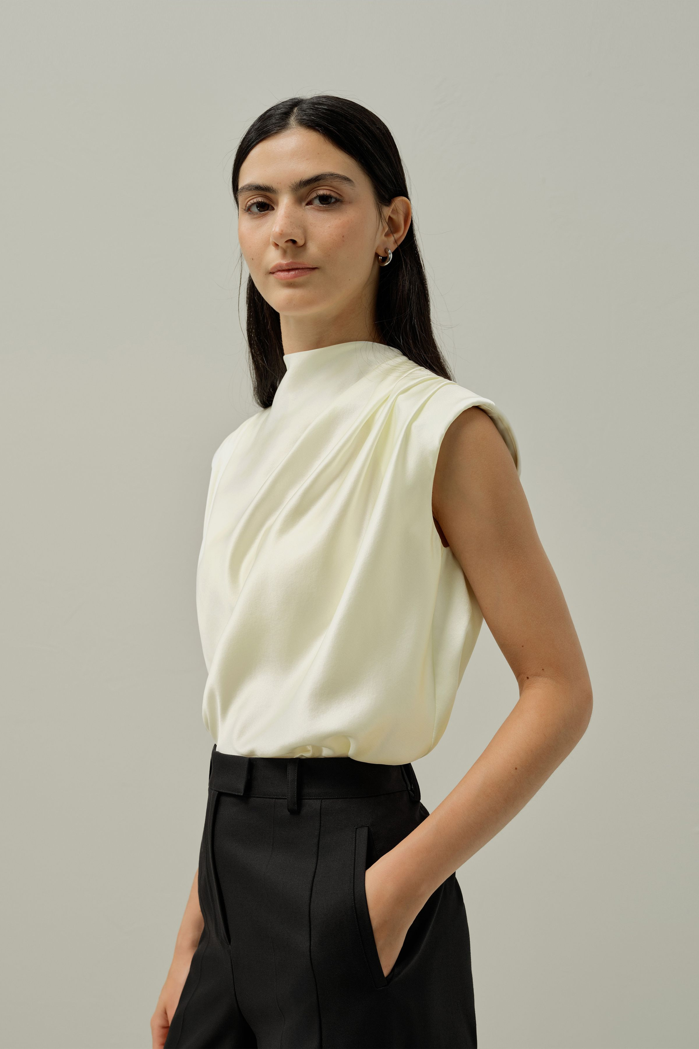 LILYSILK X LYDIA TOMLINSON Grace Top | LilySilk