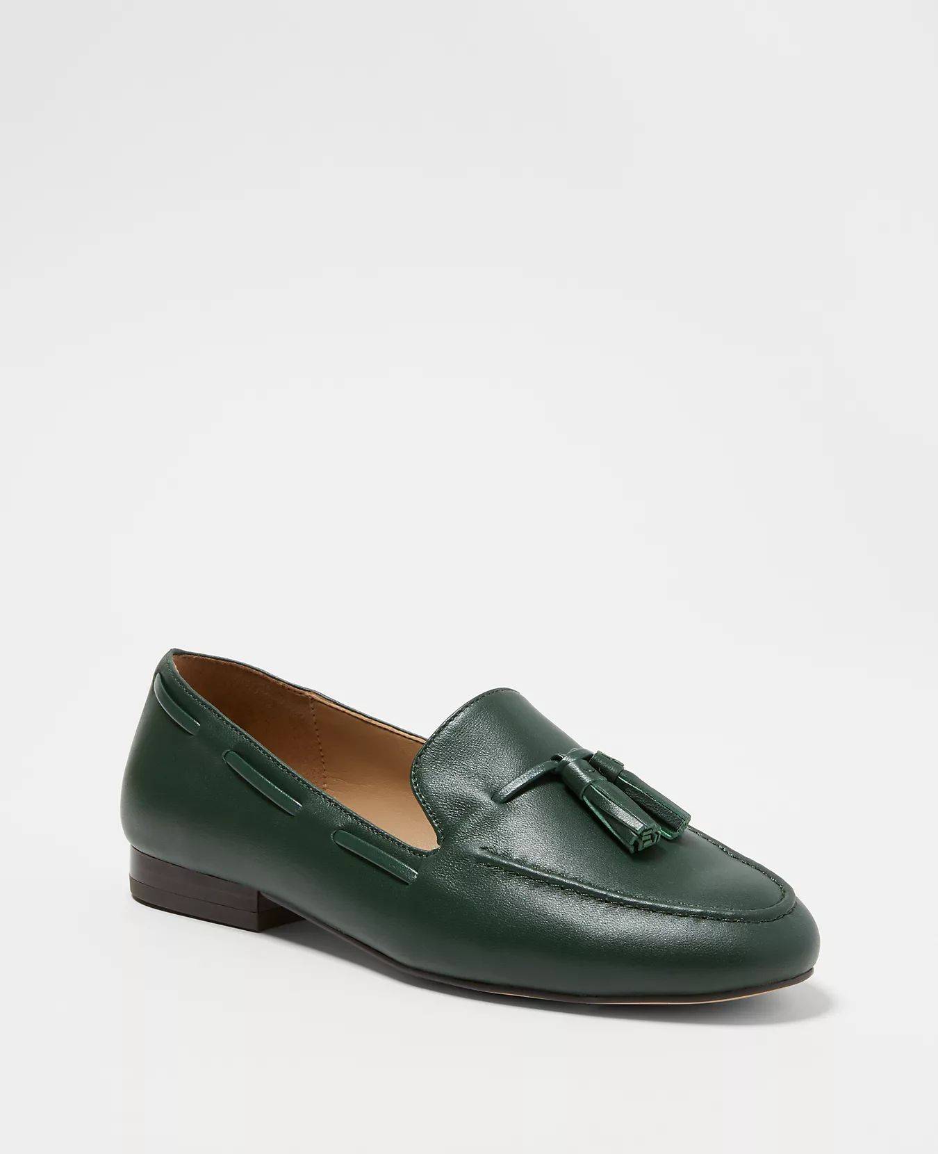 Tasseled Leather Loafers | Ann Taylor (US)