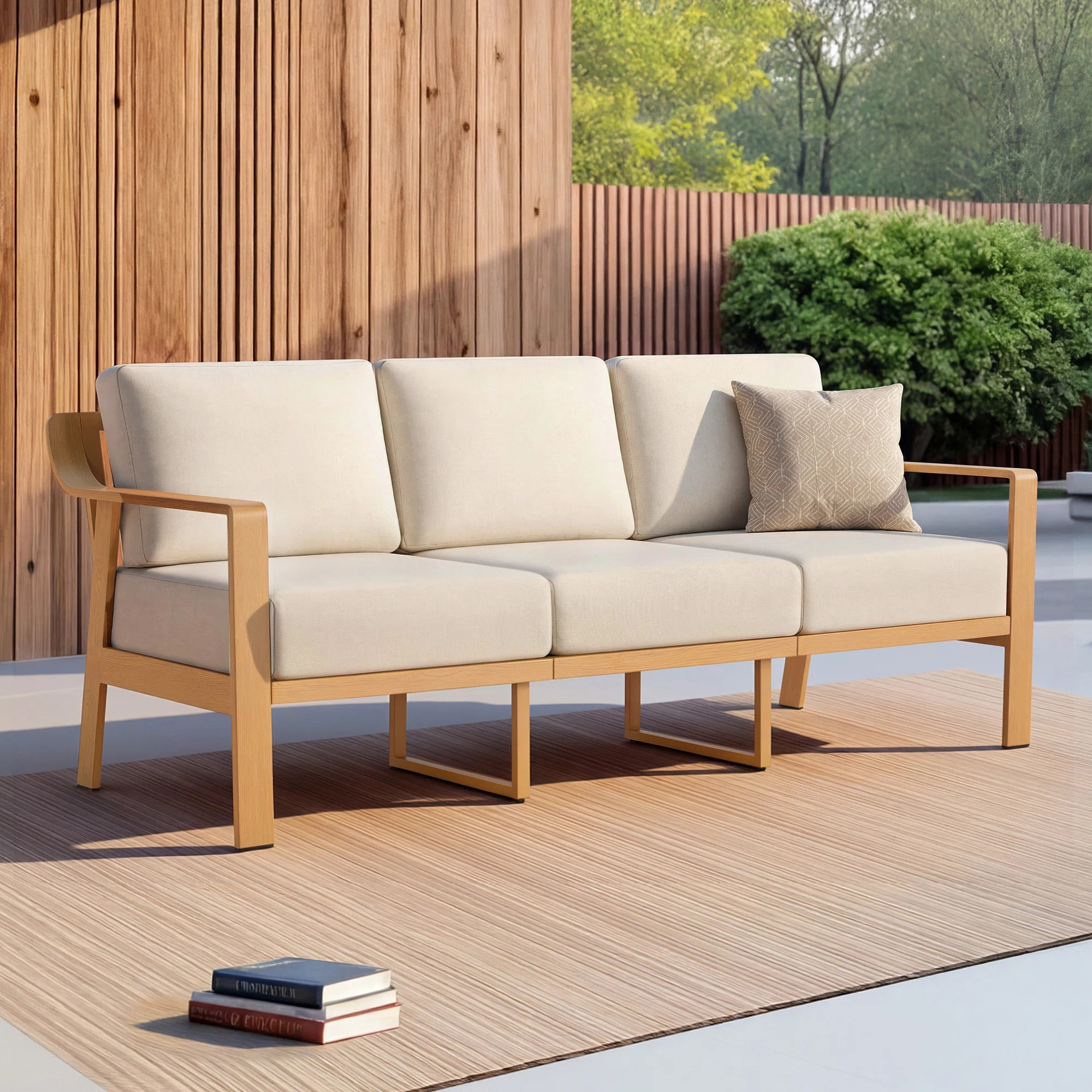 5 - Person Patio Conversation Set With Cushions | Wayfair North America