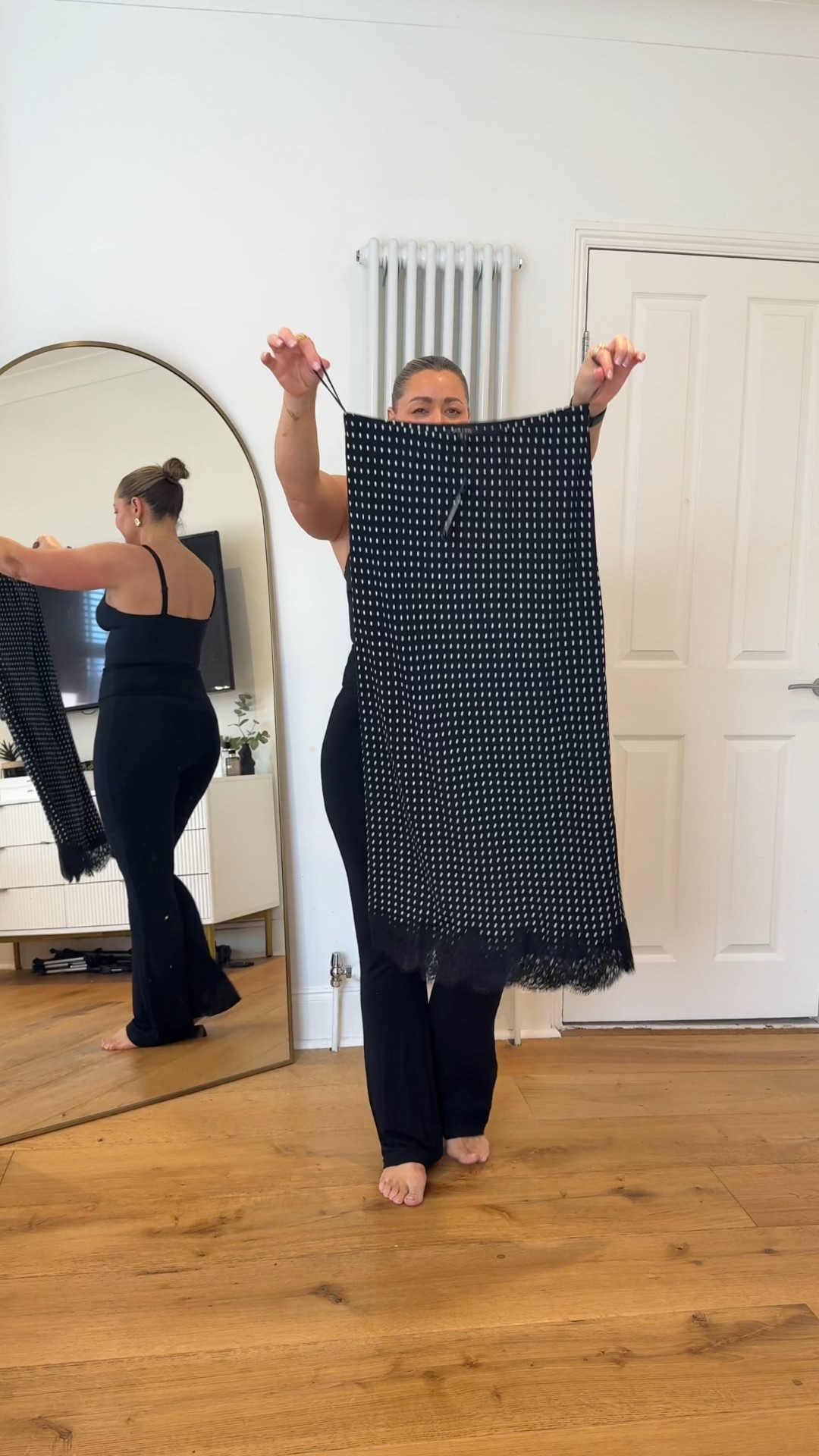 Mid size Brunch outfit idea 

Simple & comfy  absolutely loving the polka dot skirt it’s stunning with that lace trim edge 

#LTKspring #LTKdatenight #LTKmidsize