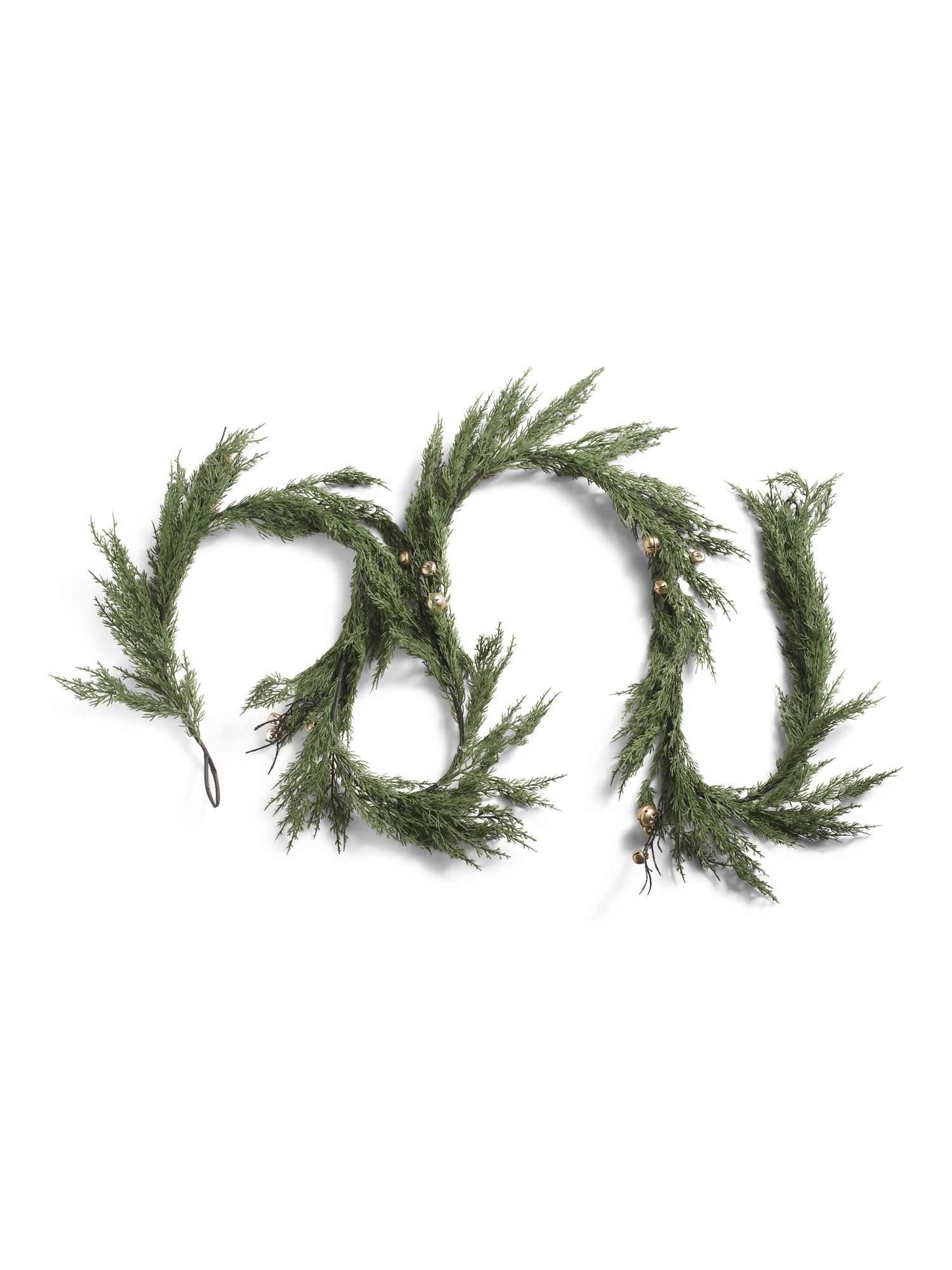 9ft Real Touch Pine Garland With Bells | Plants & Planters | Marshalls | Marshalls