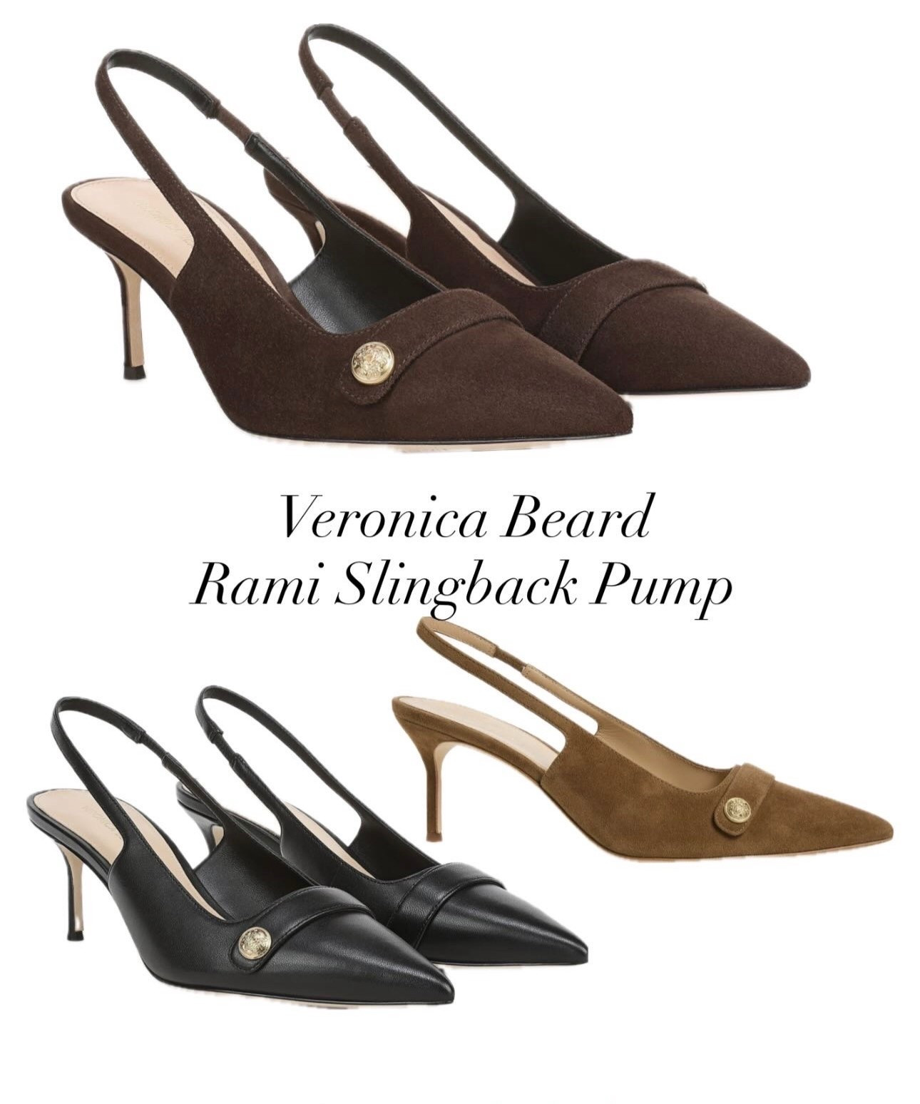 On Deal/ Veronica Beard
Rami Slingback Pump/ Fashion

#LTKSaleAlert