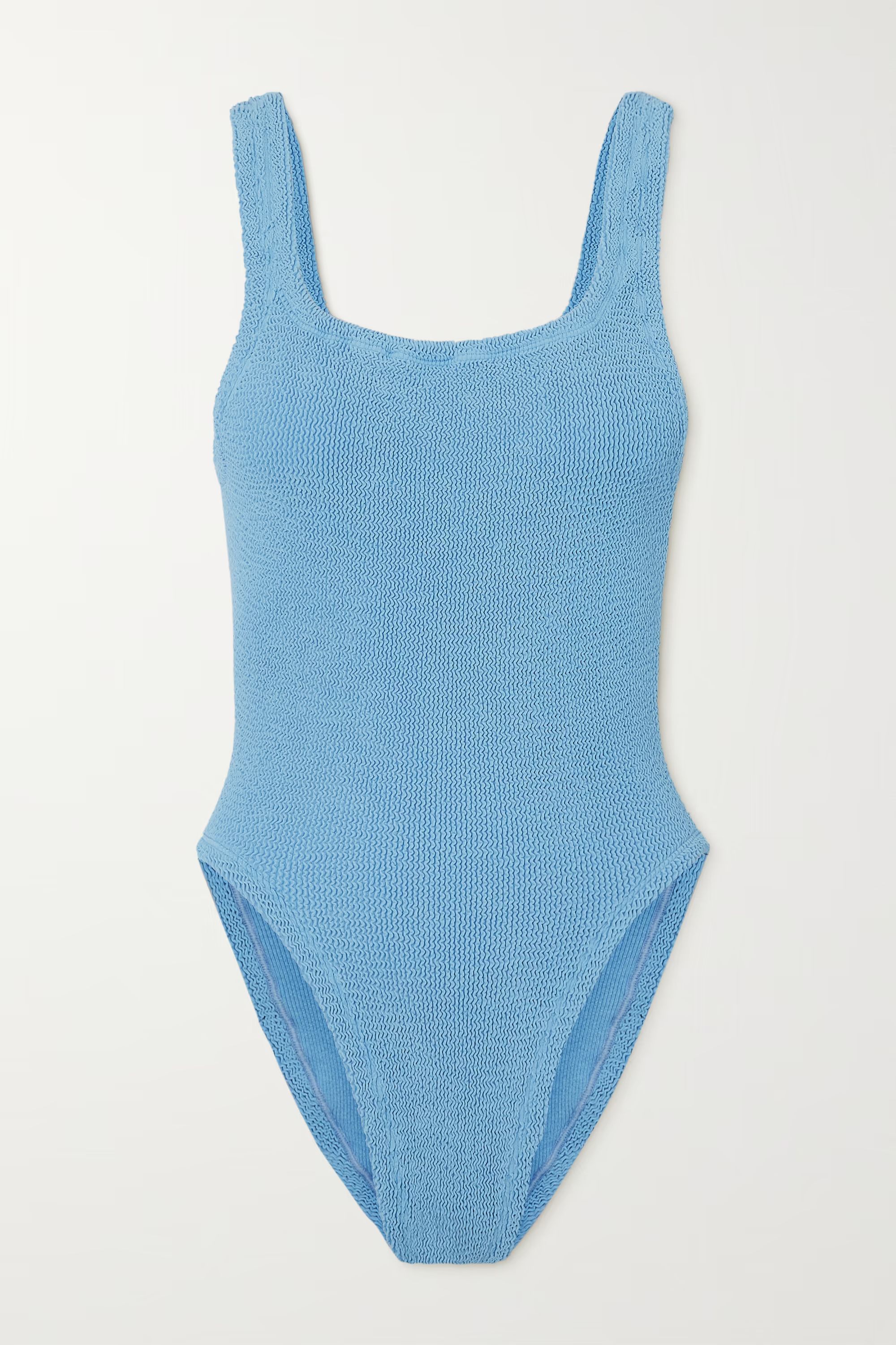 Seersucker swimsuit | NET-A-PORTER APAC