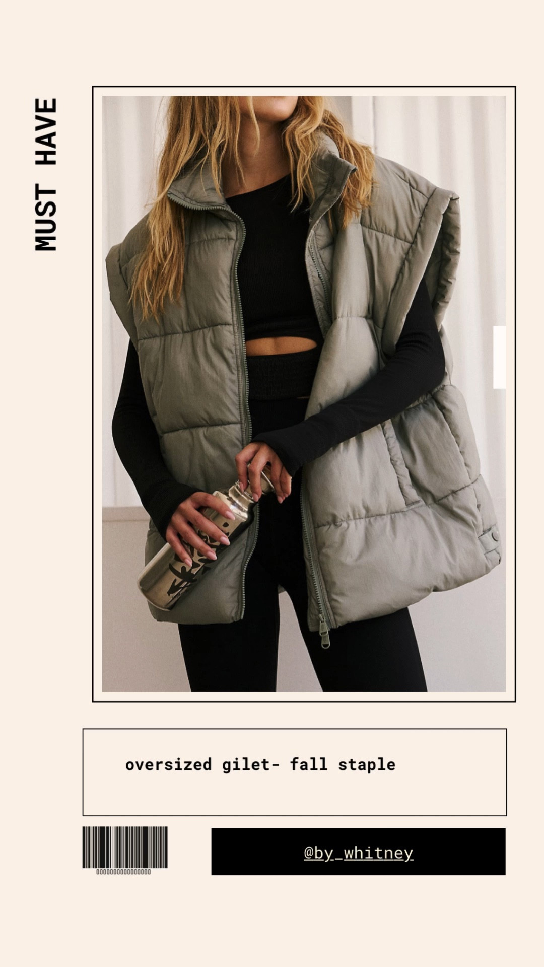 Women’s winter vest
Puffer vest 
Gifts for her
Oversized vest 
Fall fashion
Minimalist style
Streetstyle

#LTKSeasonal #LTKmidsize #LTKstyletip