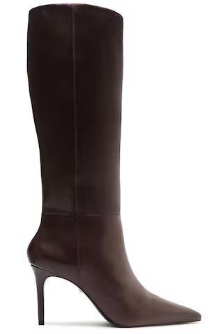 Schutz Mikki Up Boot in Dark Chocolate from Revolve.com | Revolve Clothing (Global)