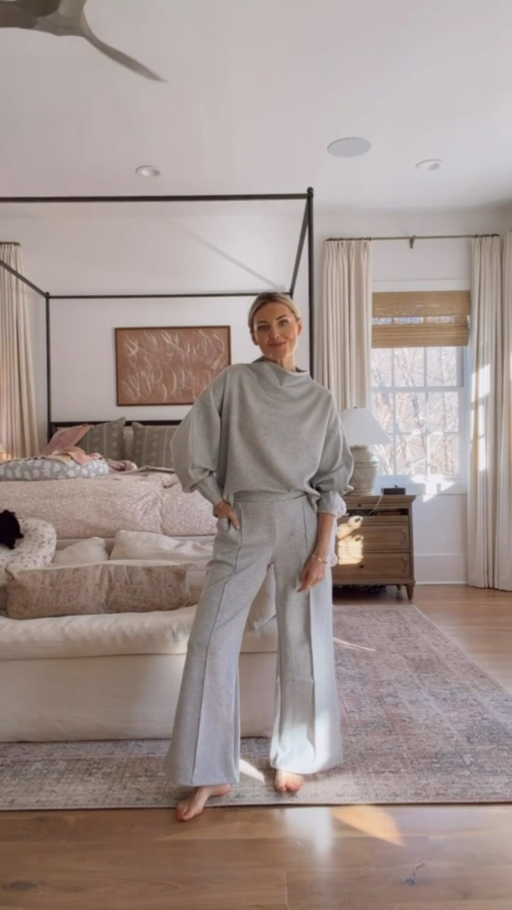 This matching grey set is such a good Walmart find! 👏🏼 Perfect for lounging around at home or traveling! Wearing size S in top & bottoms!

Loverly Grey, loungewear, matching set, lounge set, Walmart, travel outfit 

#LTKSeasonal