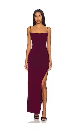 Odessa Gown in Oxblood | Revolve Clothing (Global)