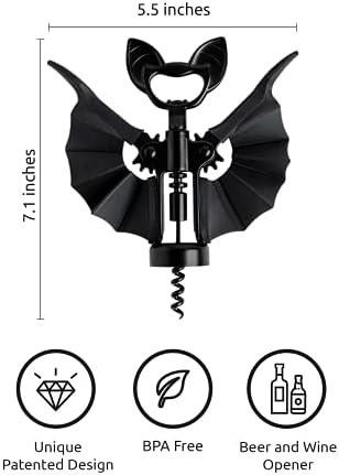 VINO Corkscrew and Bottle Opener by OTOTO | Amazon (US)