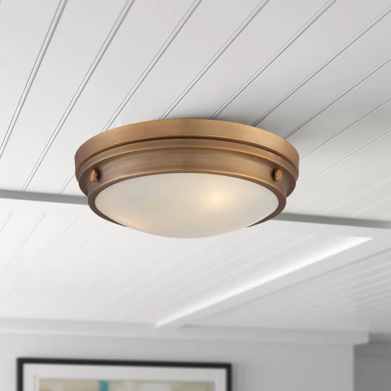 Alastair 3 - Light 15" Simple Bowl Flush Mount | Wayfair North America