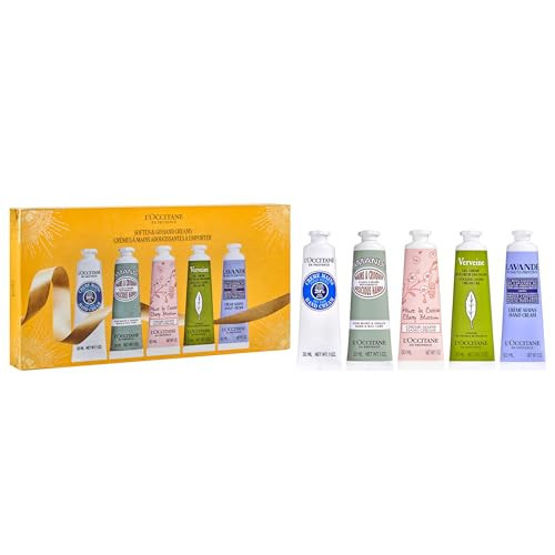 L'Occitane Soften & Go Hand Creams Gift Set: 5 Piece Nourishing & Protective Hand Cream Holiday Set | Amazon (US)