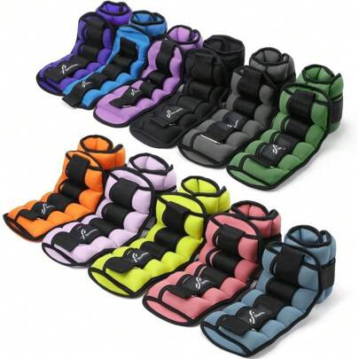 Adjustable Ankle Weights 1 Pair 2 4 6 8 10 Lbs Leg Weight Straps For Women Men, Weighted Ankle Weights Set For Gym,Fitness, Workout,Walking, Jogging,1 | SHEIN
