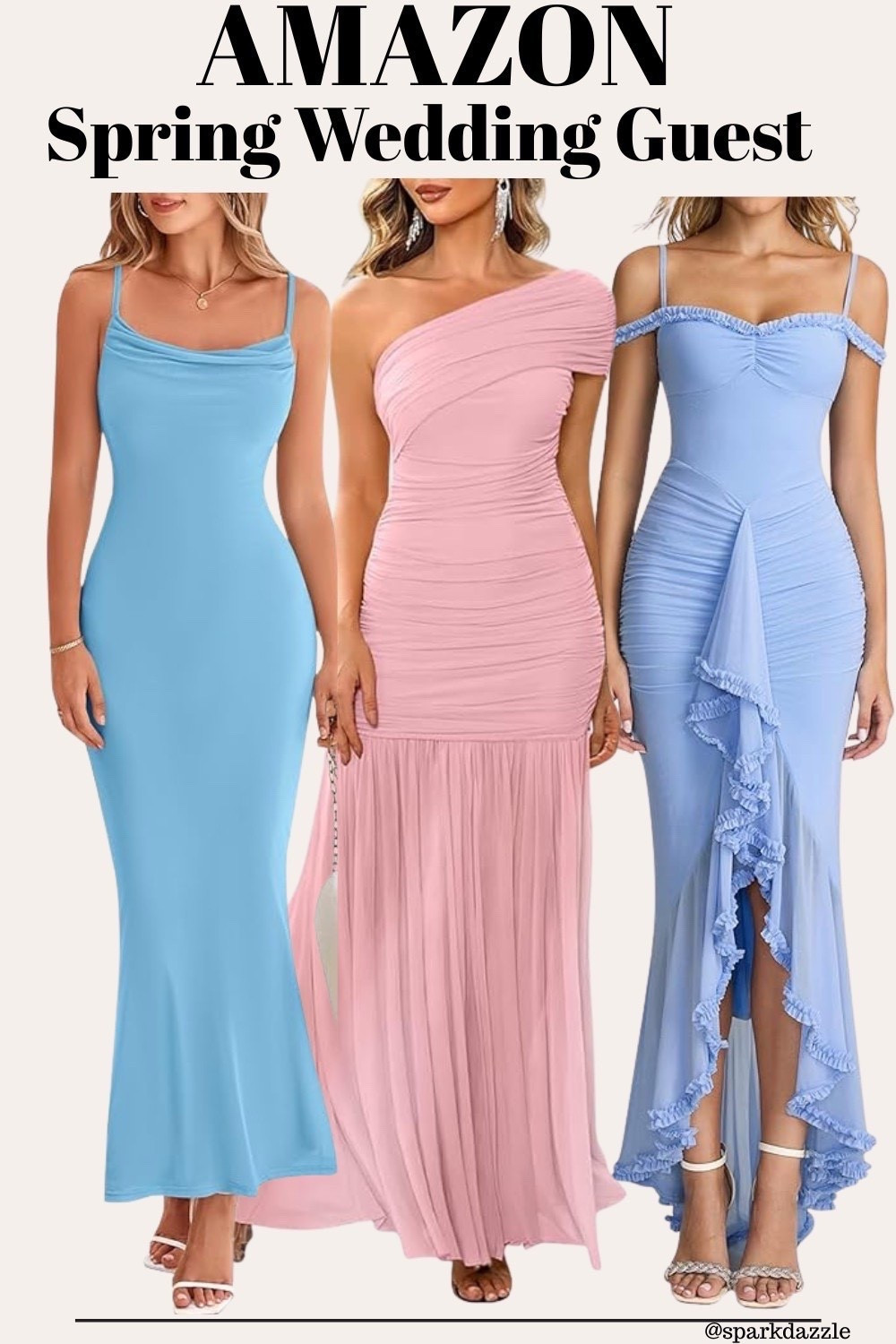 Amazon Wedding Guest Dresses You’ll Love 💐 Looking for the perfect wedding guest dress without spending a fortune? These stunning Amazon finds are elegant, flattering, and perfect for spring and summer weddings. From romantic florals to soft ruffles and flowy silhouettes, these dresses give you that high-end look for a fraction of the price. Whether you’re attending a garden wedding, beach ceremony, or formal event, these styles are effortlessly chic and comfortable all day long. #weddingguestdress #amazondresses #weddingguestoutfit #affordablefashion #amazonfinds #springwedding #summerwedding #dressinspo #femininefashion #floraldress #weddingstyle #ootdinspo #budgetfashion #amazonfashion #styleinspo #chicstyle #elegantlooks #amazonmusthaves #ad #affiliate