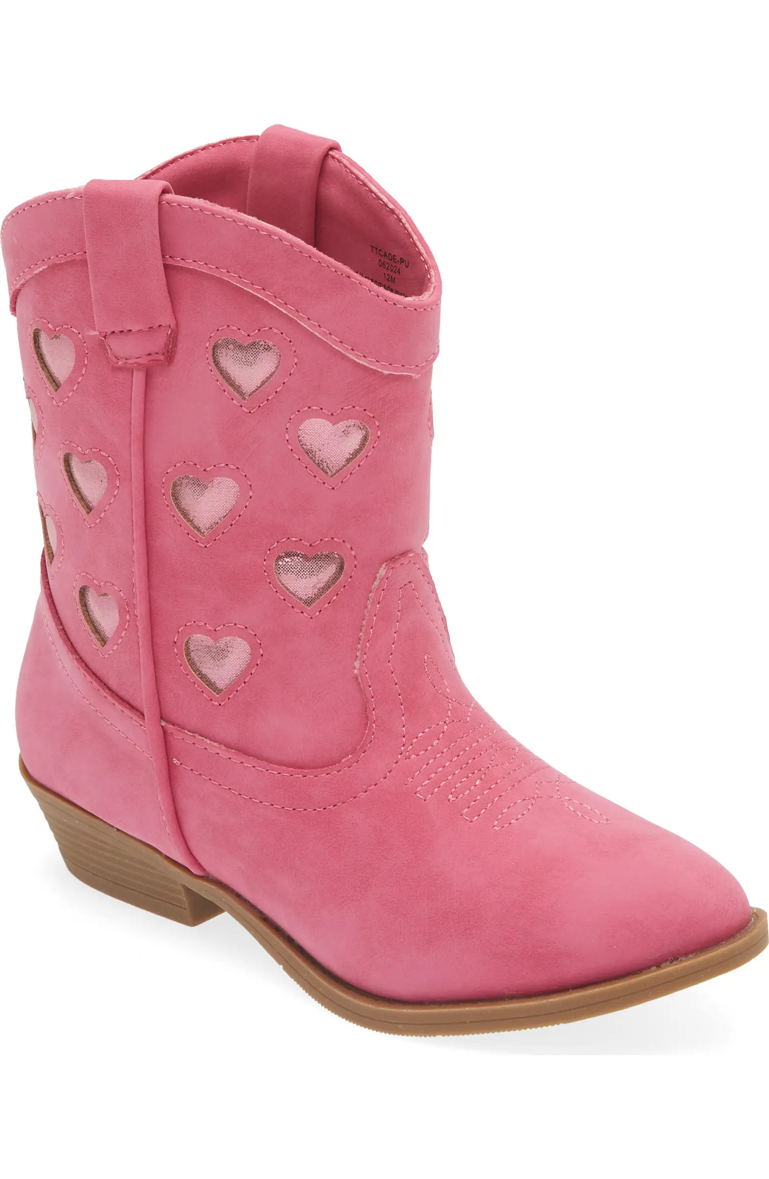 Kids' Cade Heart Western Boot | Nordstrom