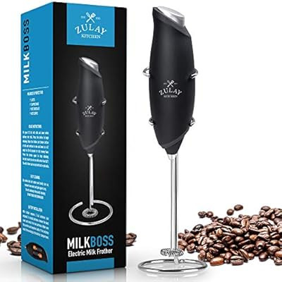 One Touch Milk Frother Handheld Foam Maker for Lattes - Whisk Drink Mixer for Bulletproof® Coffe... | Amazon (US)