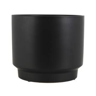 8" Matte Black Round Ceramic Pot by Ashland® | Michaels Stores