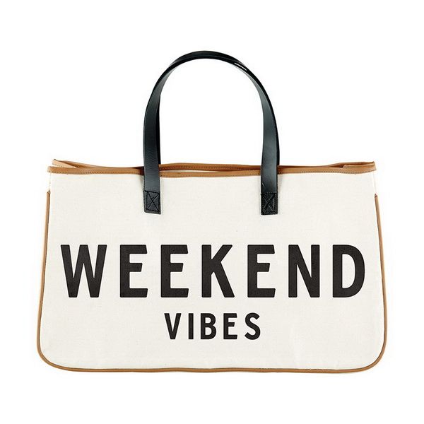 Christian Brands D3712 Weekend Vibes - Canvas Tote | Walmart (US)
