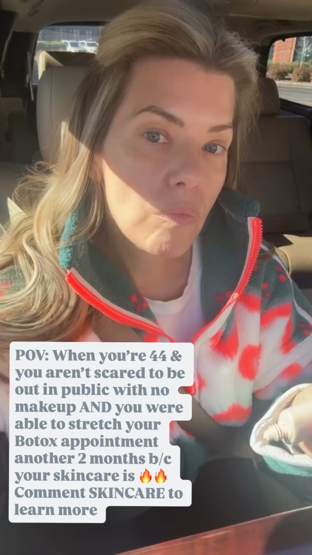 I’ve lived in this fleece pull over lately. I can run my errands with no jacket and I do not get cold. It’s worth every penny.