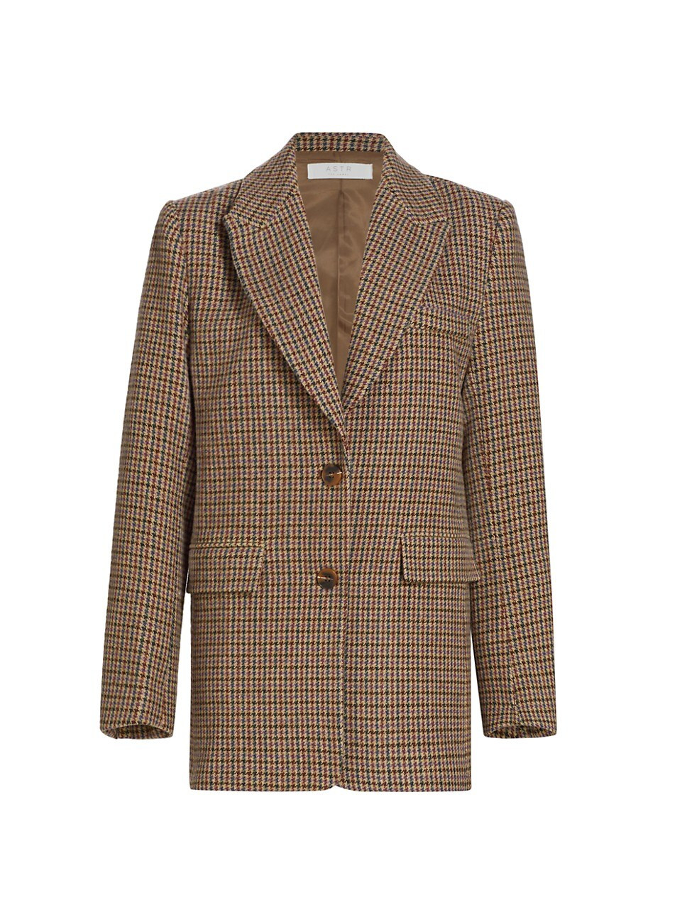 Pauline Houndstooth Elongated Blazer | Saks Fifth Avenue