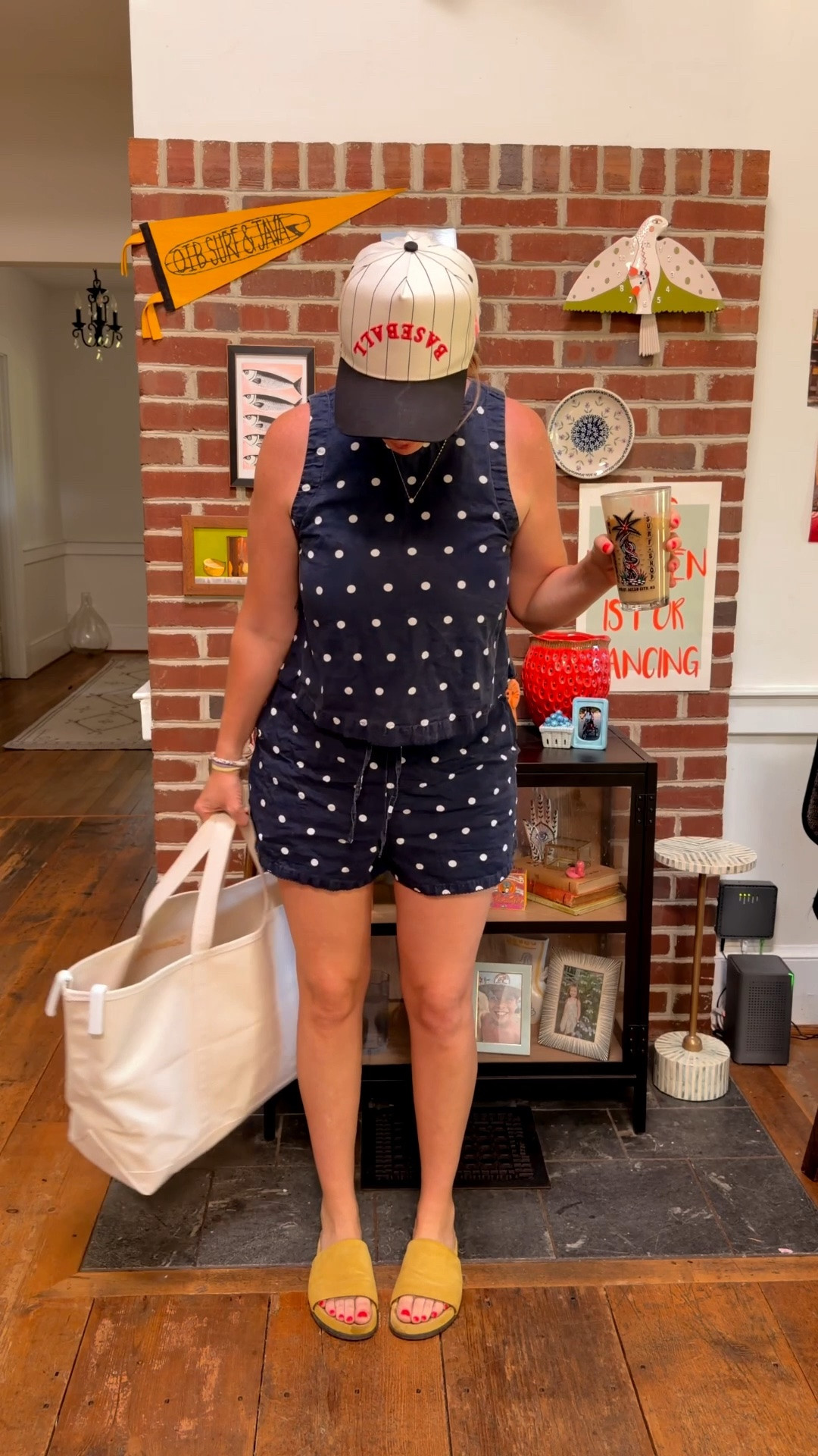 Love a good linen matching set. And polka dots 🤌🏼 
@Anthropologie

#LTKootd #LTKSaleAlert #LTKMidsize