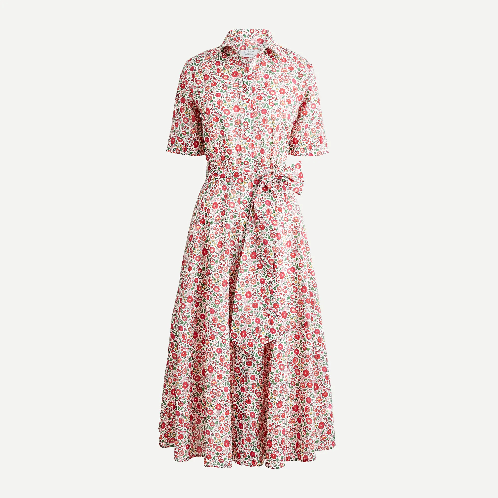 Belted shirtdress in Liberty ® Danjo floral | J. Crew US