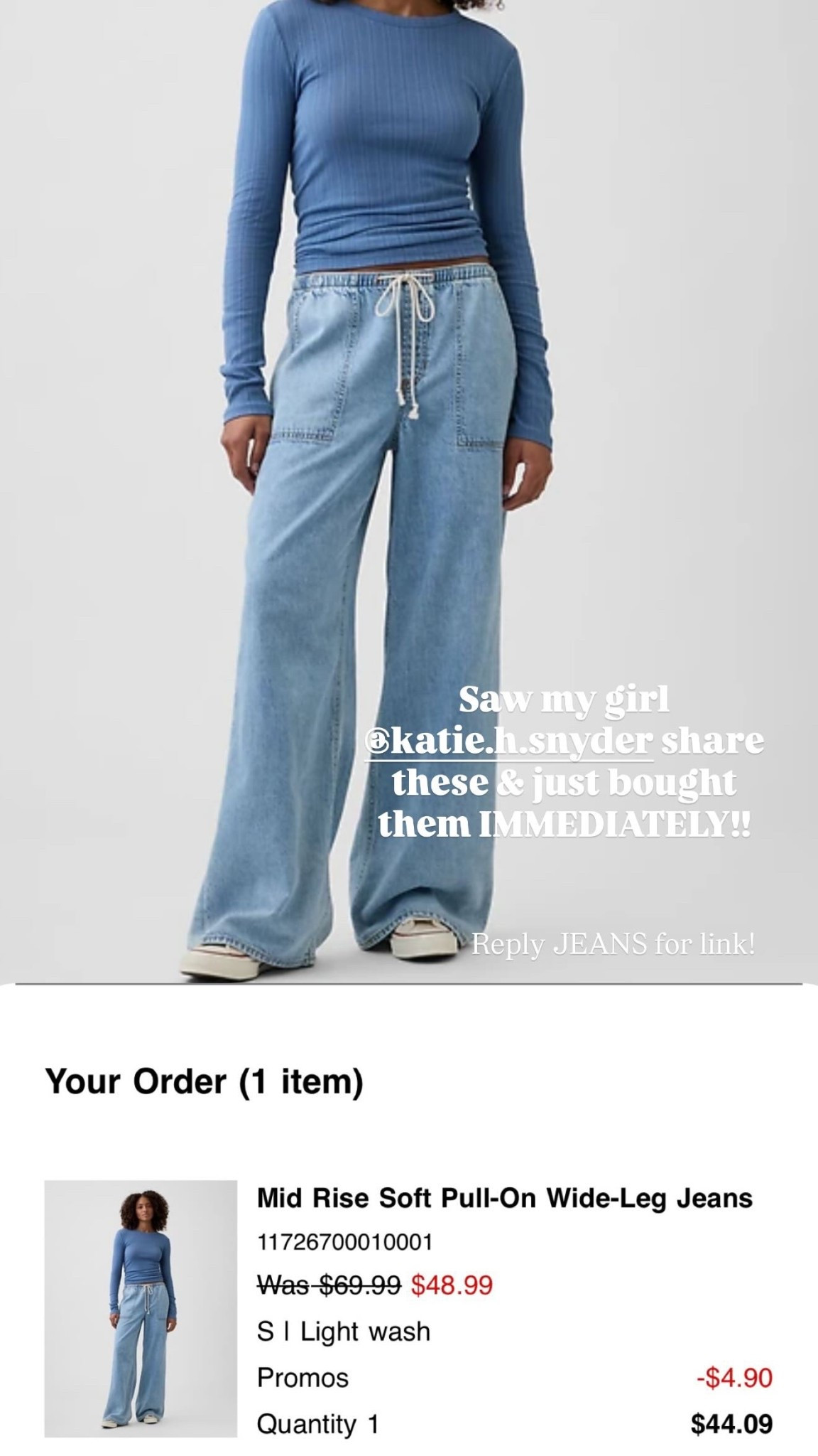 Saw my girl @katie.h.snyder share these & just bought them IMMEDIATELY!! Reply JEANS for link!