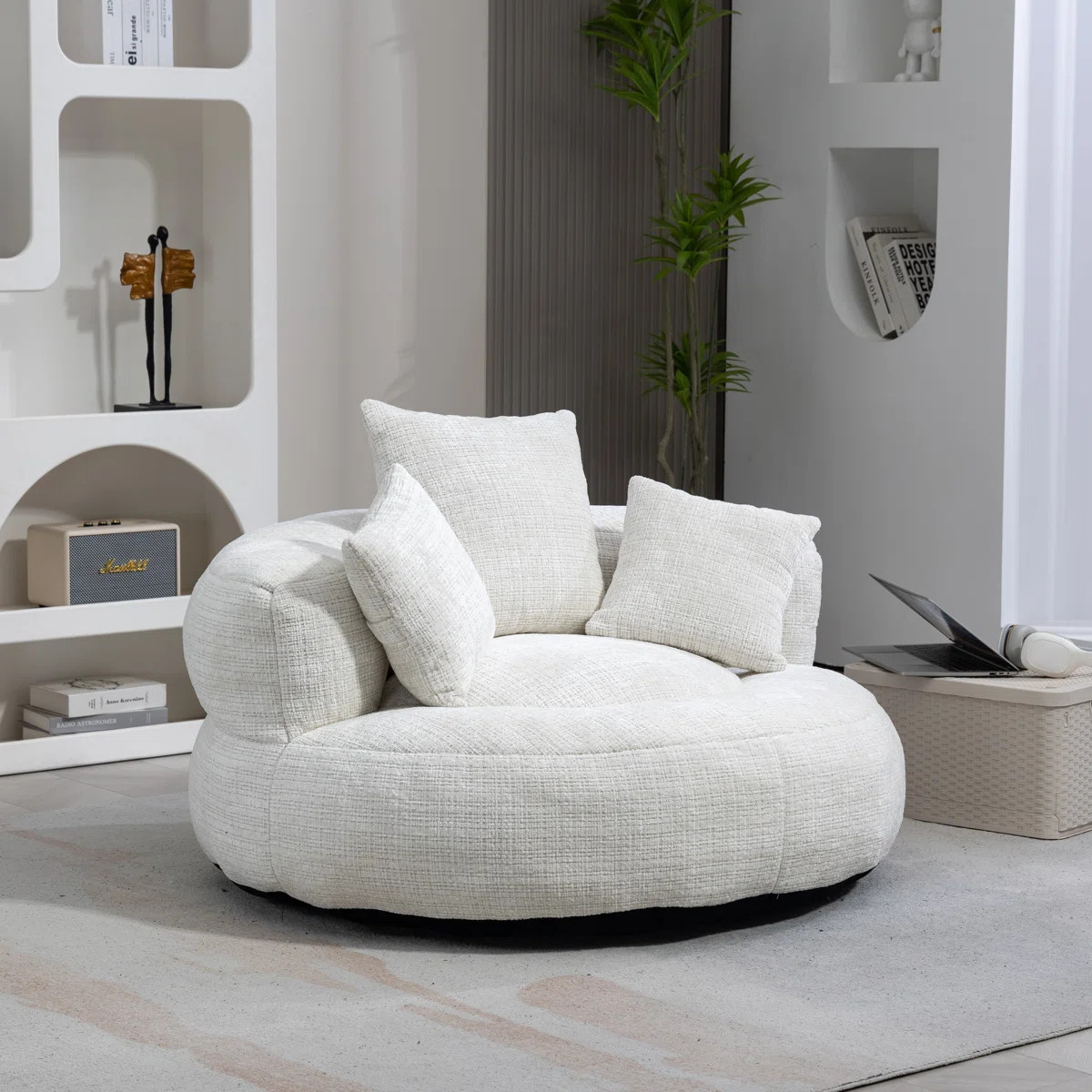 Jaquarion 42.52'' Wide Compression Barrel Chair | Wayfair North America