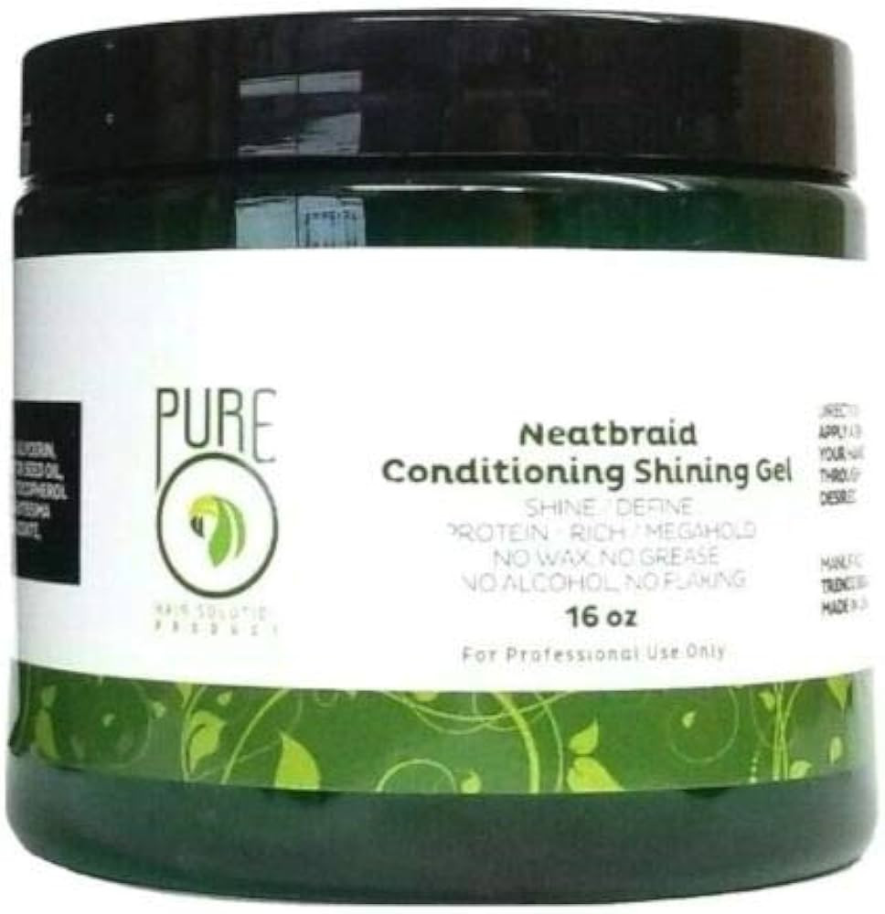 Pure O Natural Neatbraid Beauty Professional Conditioning Shining Gel 16 oz | Amazon (US)