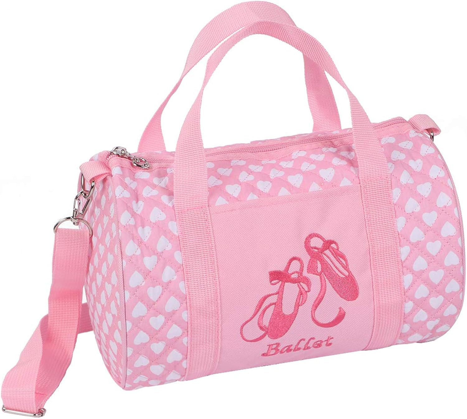kilofly Girls Ballet Tutu Duffel Crossbody Dance Bag | Amazon (US)