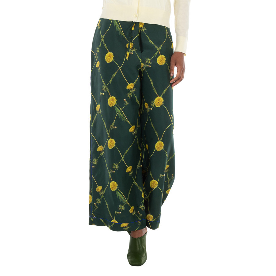 Burberry Dandelion Floral-Print Flared Trousers | Jomashop.com & JomaDeals.com