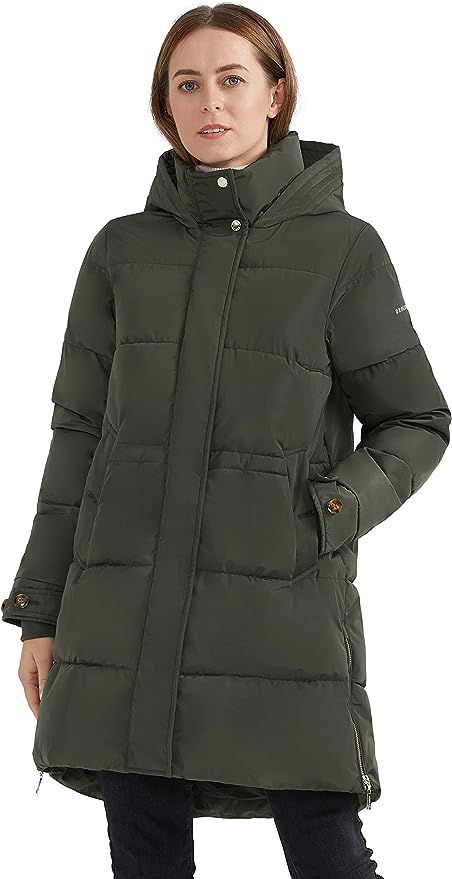 Orolay Women's Winter Thicken Puffer Coat Warm Jacket with Hood | Amazon (US)