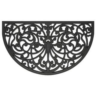 Achim Wrought Iron Rubber Door Mat (18" x 30") | Bed Bath & Beyond