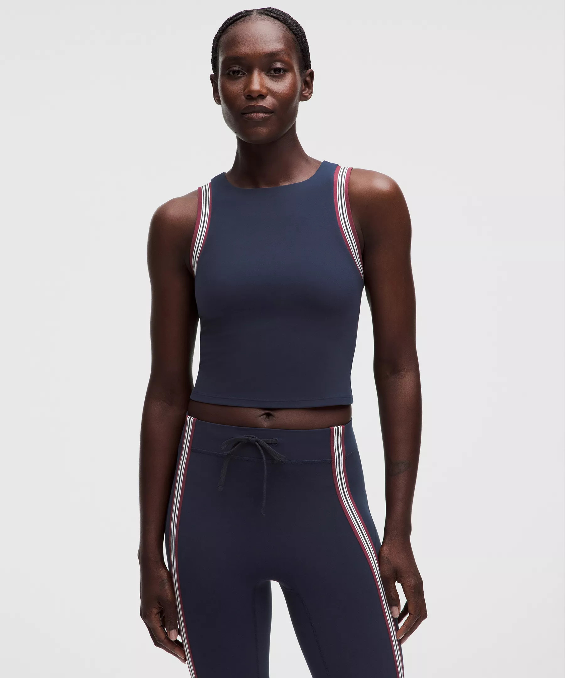 Groove High-Neck Tank Top *Stripe Trim | Women's Sleeveless & Tank Tops | lululemon | Lululemon (US)