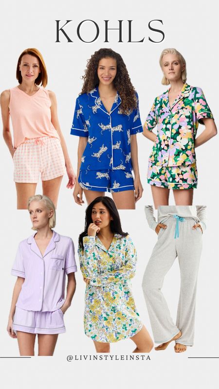 Kohls pajamas and spring intimates are super cute and comfy and come in a variety of colors and sizes!

#LTKstyletip #LTKfindsunder50 #LTKsalealert